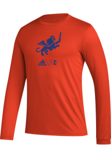 Adidas FC Cincinnati Orange PREGAME CLUB ICON Long Sleeve T-Shirt