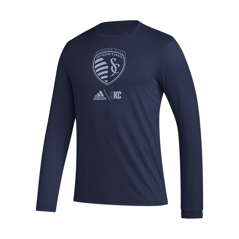 Men's adidas Navy New Orleans Pelicans Icon Status Ultimate climalite Long  Sleeve T-Shirt