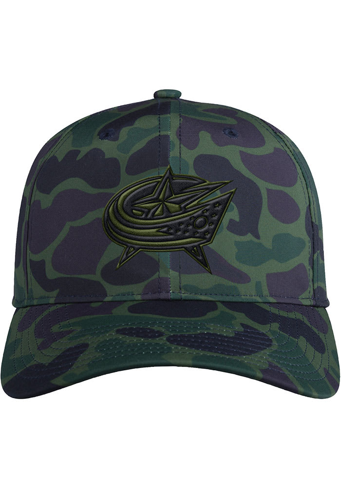 Adidas Columbus Blue Jackets Slouch Adjustable Hat - Green