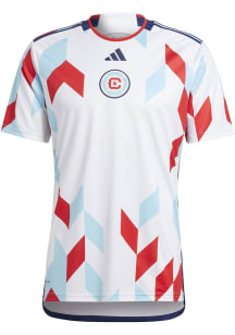 Chicago Fire Mens Adidas Replica Soccer AWAY Jersey - White