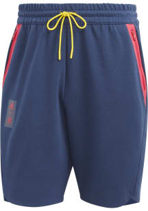 Adidas St Louis City SC Mens Navy Blue TRAVEL Shorts