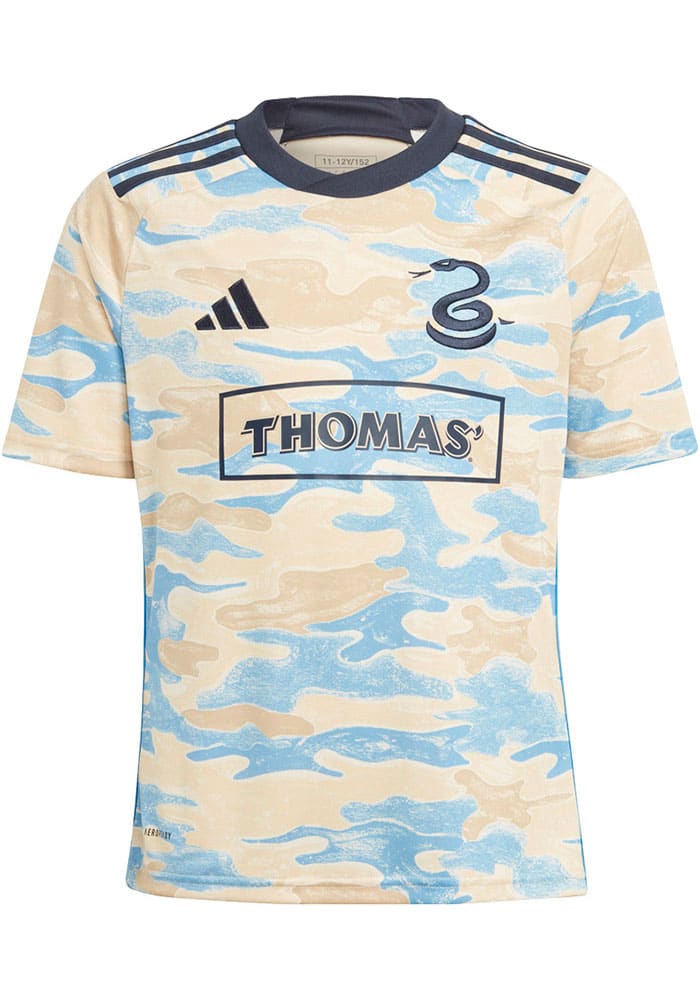  adidas Men's Soccer Philadelphia Union 23/24 Youth Away Jersey  - Camouflage Design,Full Team Crest (X-Large) : Clothing, Shoes & Jewelry