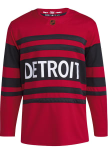 Adidas  Detroit Red Wings Mens Red 2022 Reverse Retro Hockey Jersey