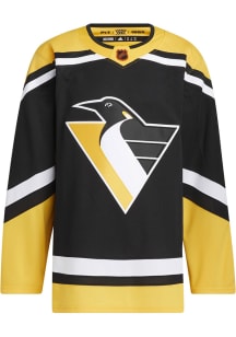 Adidas  Pittsburgh Penguins Mens Black 2022 Reverse Retro Hockey Jersey