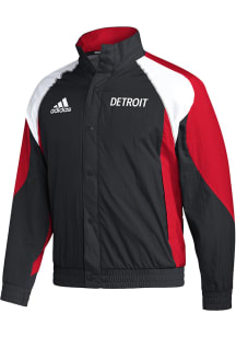 Adidas Detroit Red Wings Mens Black 2022 Reverse Retro Track Jacket
