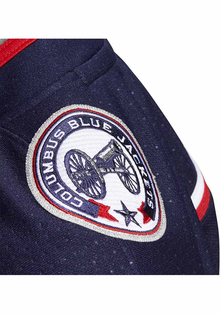 Adidas  Columbus Blue Jackets Mens Navy Primegreen Hockey Jersey