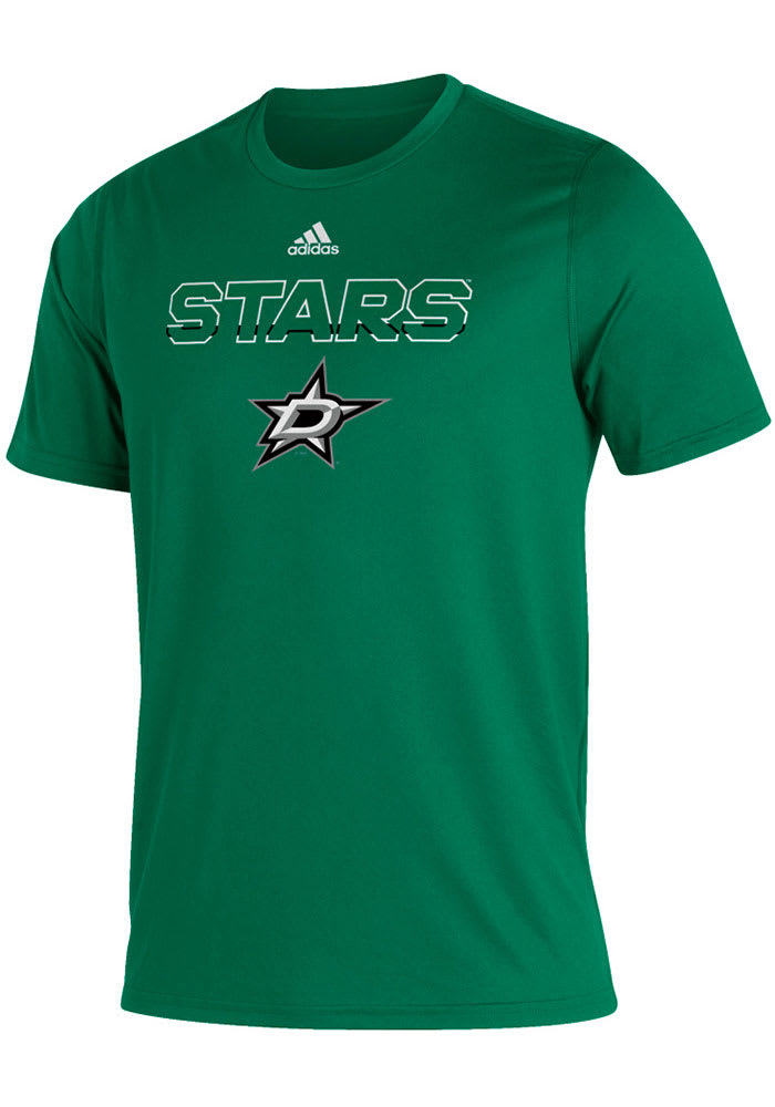 Adidas Dallas Stars Kelly Green Sport Creator Short Sleeve T Shirt