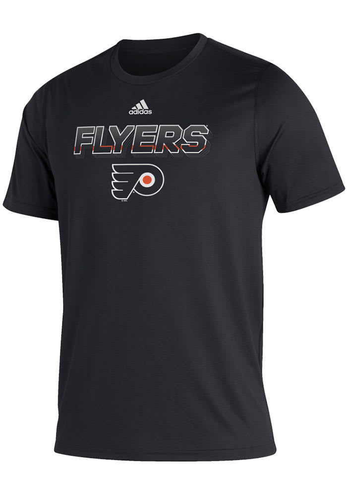 Adidas Philadelphia Flyers Black Sport Creator Short Sleeve T Shirt