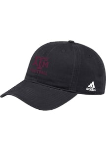 Adidas Texas A&amp;M Aggies Football Washed Slouch Adjustable Hat - Black
