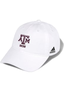 Adidas Texas A&amp;M Aggies Mom Washed Slouch Adjustable Hat - White