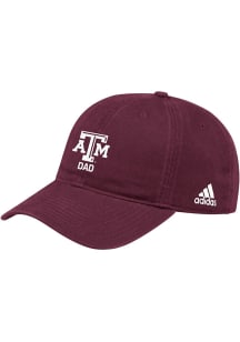 Adidas Texas A&amp;M Aggies Dad Washed Slouch Adjustable Hat - Maroon