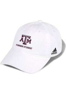 Adidas Texas A&amp;M Aggies Alumni Washed Slouch Adjustable Hat - White