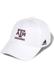 Adidas Texas A&amp;M Aggies Grandma Washed Slouch Adjustable Hat - White