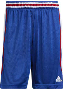 Adidas Kansas Jayhawks Mens Blue Swingman Shorts