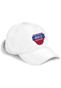 Adidas Kansas Jayhawks 2023 Big 12 Regular Season Champs Performance Slouch Adjustable Hat - Whi..