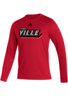 Adidas Louisville Cardinals Red The Ville Long Sleeve T-Shirt