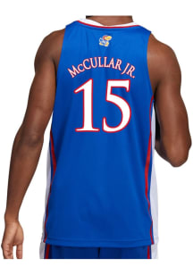 Kevin McCullar Jr  Adidas Kansas Jayhawks Blue Replica Jersey