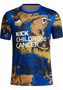 Adidas Columbus Crew Mens Purple Kick Childhood Cancer Pre-match Jersey