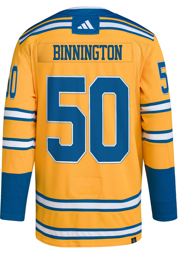 St. Louis Blues - Jordan Binnington Authentic Reverse Retro NHL