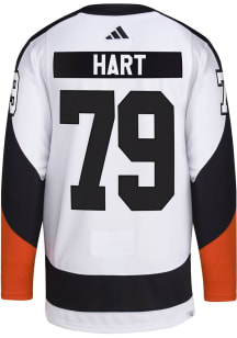 Adidas Carter Hart Philadelphia Flyers Mens White 2022 Reverse Retro Hockey Jersey