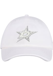 Adidas Dallas Stars Zero Dye Slouch Adjustable Hat - White