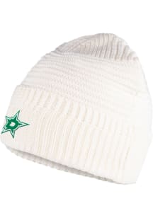 Adidas Dallas Stars White Zero Dye Beanie Mens Knit Hat