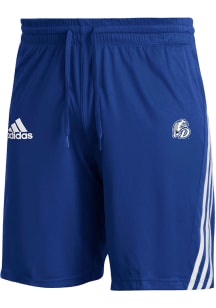 Adidas Drake Bulldogs Mens Blue Team Logo Knit Shorts