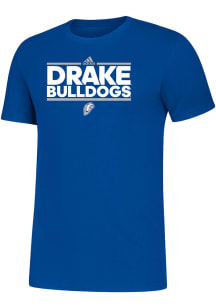 Adidas Drake Bulldogs Blue Dassler Amplifier Short Sleeve T Shirt