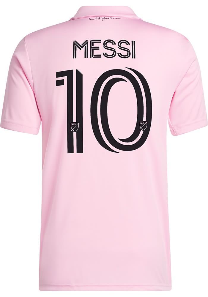 Lionel Messi Inter Miami CF Replica Soccer Home Jersey - PINK