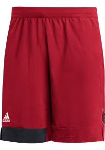 Adidas Louisville Cardinals Mens Red Stadium Shorts