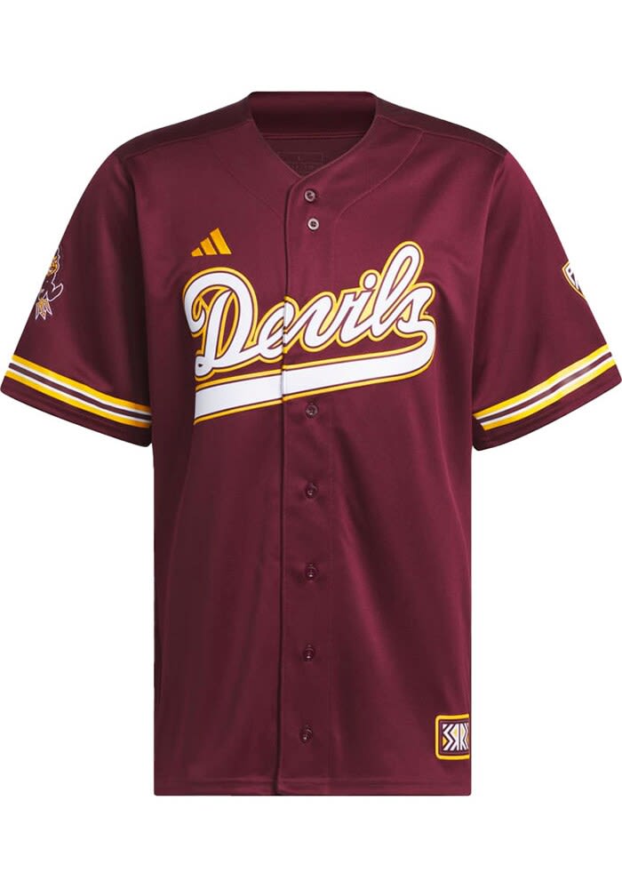 Adidas Arizona State Sun Devils Mens MAROON Reverse Retro