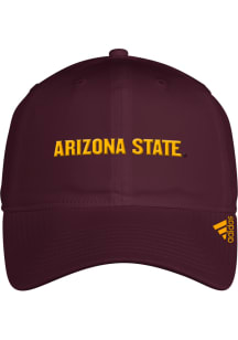 Adidas Arizona State Sun Devils Wordmark Slouch Adjustable Hat - Maroon