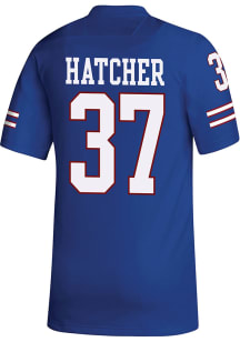 Hayden Hatcher  Adidas Kansas Jayhawks Blue Replica Name And Number Football Jersey