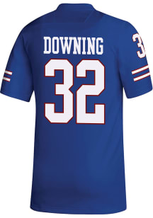 Dylan Downing  Adidas Kansas Jayhawks Blue Replica Name And Number Football Jersey