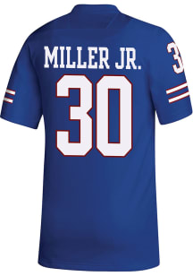 Rich Miller  Adidas Kansas Jayhawks Blue Replica Name And Number Football Jersey