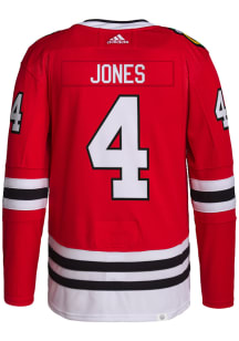 Adidas Seth Jones Chicago Blackhawks Mens Red HOME Hockey Jersey