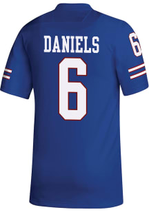 Jalon Daniels  Adidas Kansas Jayhawks Blue Replica Name And Number Football Jersey