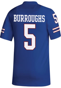 O.J. Burroughs  Adidas Kansas Jayhawks Blue Replica Name And Number Football Jersey
