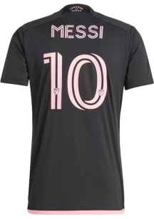 Lionel Messi Inter Miami CF Mens Replica Soccer Away Jersey - Black