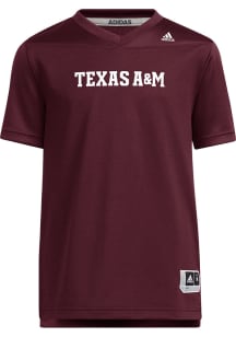 Adidas Texas A&amp;M Aggies Youth Maroon Replica Football Jersey
