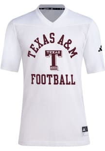 Adidas Texas A&amp;M Aggies White Tailgate Football Jersey