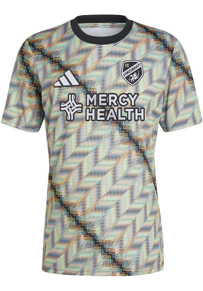 Adidas FC Cincinnati Mens Green Hispanic Celebration Pre-match Jersey