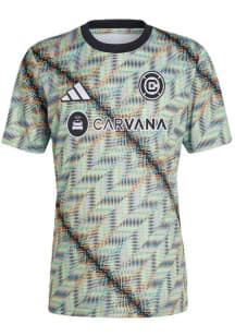 Adidas Chicago Fire Mens Green Hispanic Celebration Pre-match Jersey