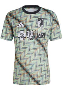 Adidas Minnesota United FC Mens Green Hispanic Celebration Pre-match Jersey