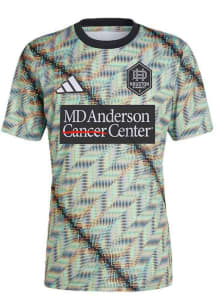 Adidas Houston Dynamo Mens Green Hispanic Celebration Pre-match Jersey