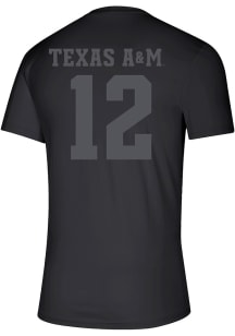 Adidas Texas A&amp;M Aggies Black Soccer 30th Anniversary Short Sleeve T Shirt