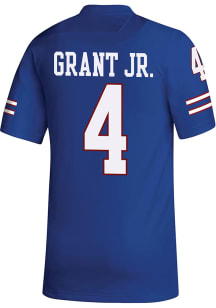 Marvin Grant  Adidas Kansas Jayhawks Blue Replica Name And Number Football Jersey
