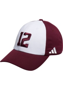 Adidas Texas A&amp;M Aggies 2022 12TH Man Unstructured Adjustable Hat - White