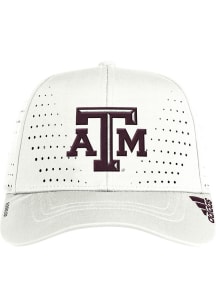 Adidas Texas A&amp;M Aggies Laser Perf Structured Adjustable Hat - White