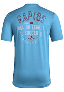 Adidas Colorado Rapids Light Blue Local Stoic Short Sleeve T Shirt